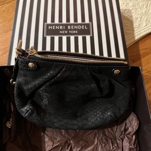 Henri Bendel Black Clutch
